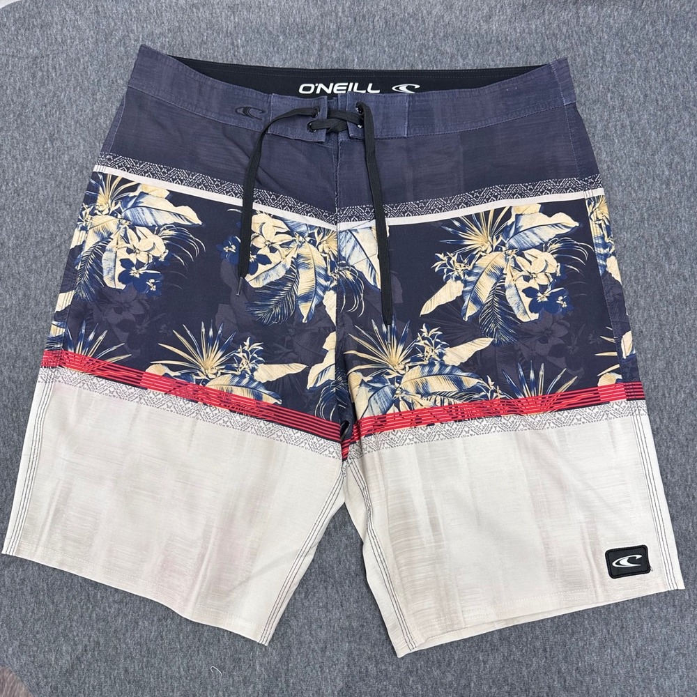 O'Neill Floral Board‎ Shorts Swim Trunks Beach Surf Size 34